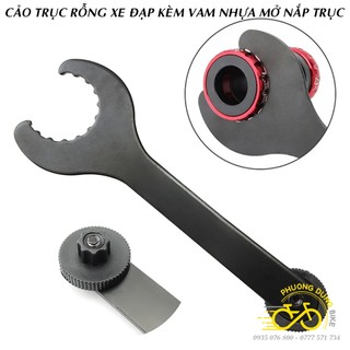 Cảo trục rỗng xe đạp kèm vam mở nắp nhựa trục