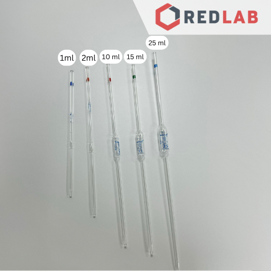 Pipet bầu 1 vạch BIOHALL Class AS 0.5 1 2 3 4 5 6 7 8 9 10 15 20 25 30 40 50 100 ml, chia vạch xanh 
