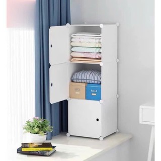 Tủ nhựa ghép 3 ô siêu dễ thương