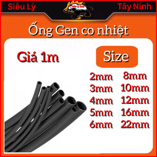Ống co nhiệt 3mm 4mm 5mm 6mm 8mm 10mm 12mm - dài 1m