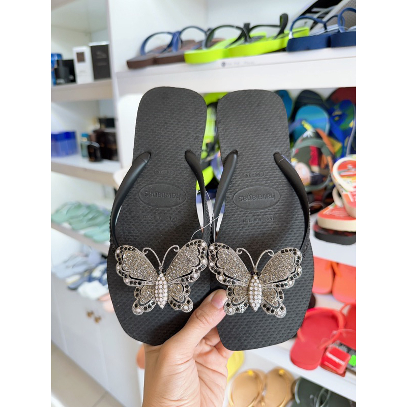 slim Mũi vuông Havaianas mix charm- chỉ bán chính hãng