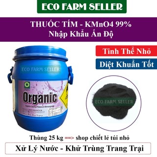 Túi 500g thuốc tím ấn độ kmno4 99% xử lý nước - kháng khuẩn tắm cá