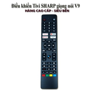 Điều khiển tivi Sharp có giọng nói SP V9 phiên bản mới cao cấp nhất giọng nói mượt phím mềm