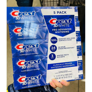 Kem trắng răng Crest 3D Pro Advanced White (bản cải tiến)