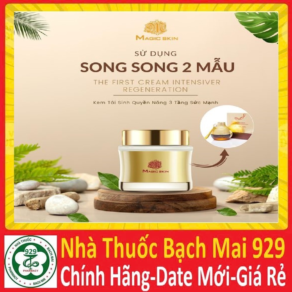 (GIAO NHẪU NHIÊN )KEM TÁI SINH ĐÊM MAGIC SKIN,kem dưỡng da ban đêm The First Cream Intensive Regeneration