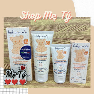 Kem chống nắng Babycoccole 75ml cho bé 0M+ SPF50+   Baby Coccole