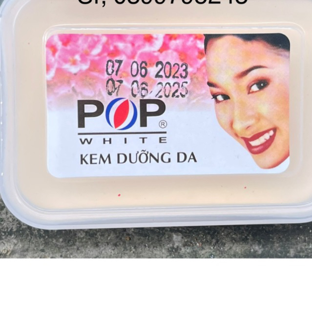 Kem Body Cốt POP Dưỡng Trắng Da 100g