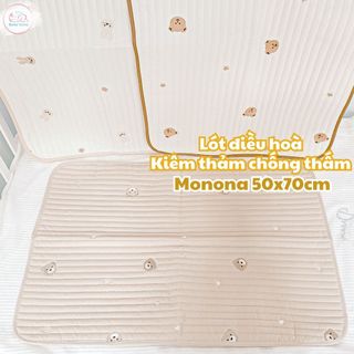 Thảm điều hòa, lót chống thấm cho bé Monona kích thước 50 x 70 và 60 x 120