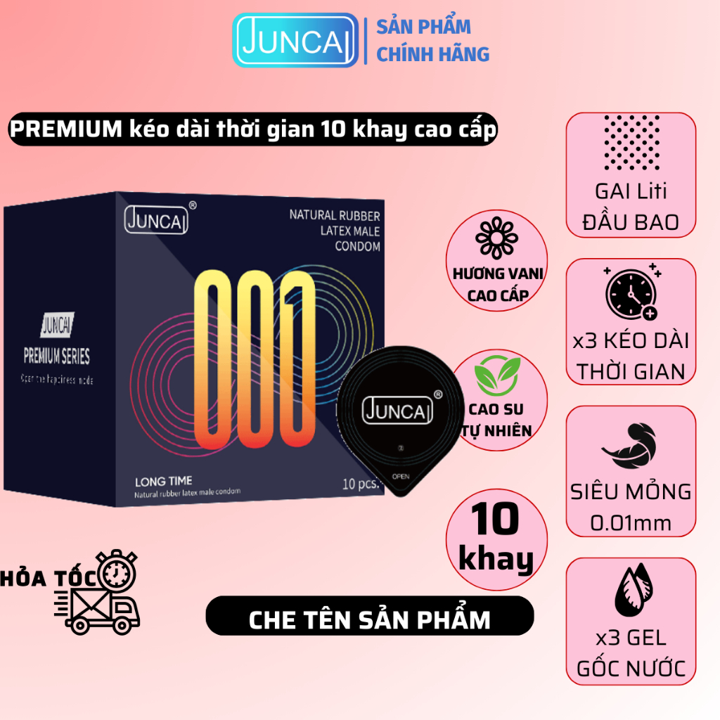 Bao Cao Su Durex Performa KÉO DÀI CUỘC YÊU hộp 12 bao