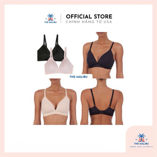 Set áo ngực không gọng giúp nâng đỡ mềm mại - wireless microfiber plunge bra dkny
