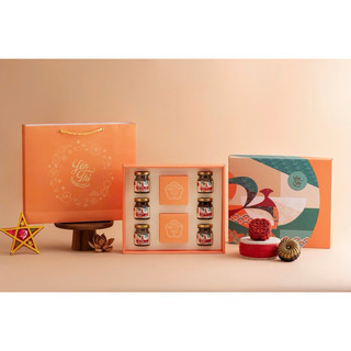 Yến Thị- Set quà tặng Trung Thu-Set 6 hũ yến chưng +bánh trung thu