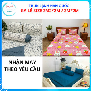 Ga trải giường lẻ thun lạnh Hàn Quốc 2M*2M/ 2mx2m2 - Nhận may hàng đặt theo yêu cầu