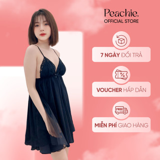 Váy Ngủ Lụa 2 Dây Eclipse - BAB075