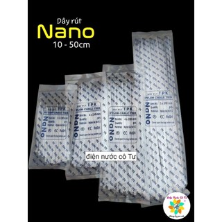Dây rút nhựa nano trắng 1 tấc đến 5 tấc