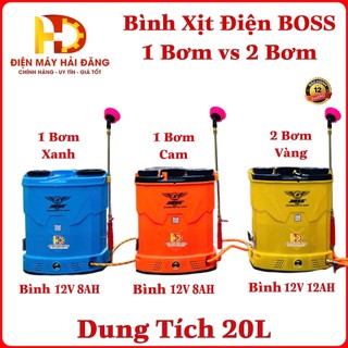 Bình xịt điện.bình phun xịt trừ sâu boss công nghệ japan