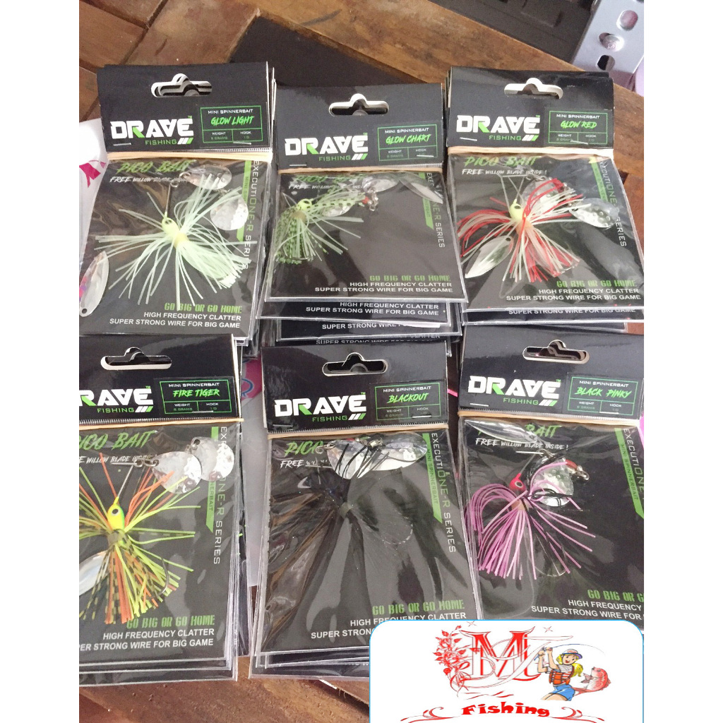 Mồi Lure Lóc Mini Spinerbait DRAVE