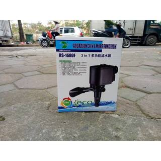 Máy Bơm Nước Bể Cá, Hồ Cá 3 Trong 1 RS 1680F Công suất 25W đẩy cao 1.3m