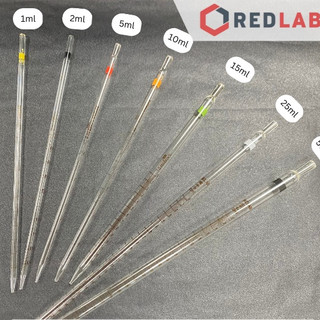 ỐNG HÚT THỦY TINH PIPET LOẠI DÀI CÓ CHIA VẠCH, PIPET THẲNG THỦY TINH 1ML 2ML 5ML 10ML 15ML 25ML 50ML