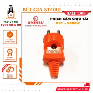 Phích cắm siêu chịu tải Ominsu 3000W P31