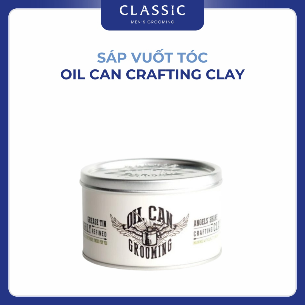 Sáp vuốt tóc Oil Can Grooming Angels’ Share Crafting Clay