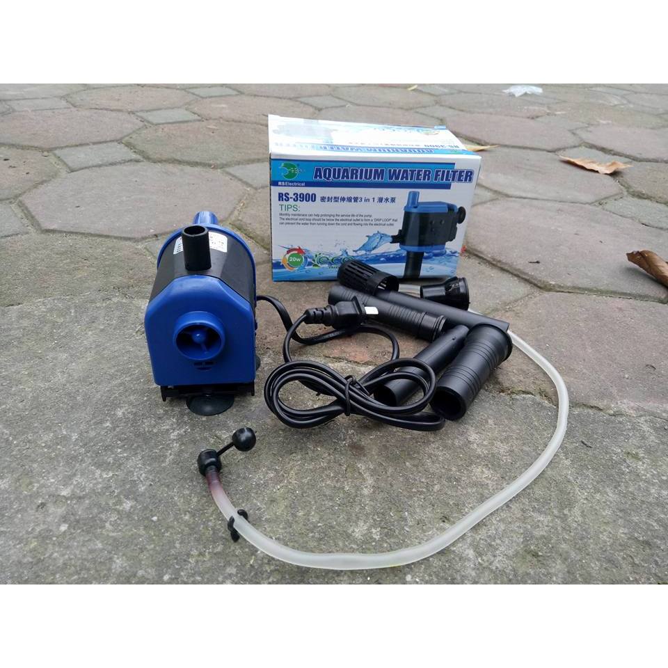 Máy bơm bể cá, hồ cá 20w Rs 3900