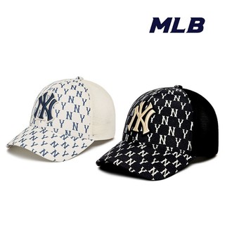 Nón mũ lưỡi trai ny mlb cao cấp, họa tiết monogram basic, chất liệu lưới thoáng mát