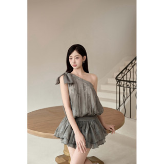 Đầm Lệch Vai , Váy bí tùng xoè , Anthea Dress By Mixx Clothing