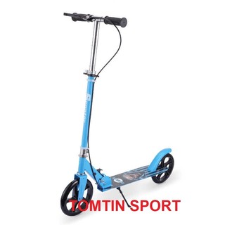 Xe trượt scooter có tay phanh và chân trống hàng đẹp cỡ lớn cho người lớn và thiếu niên - Tomtin Sport