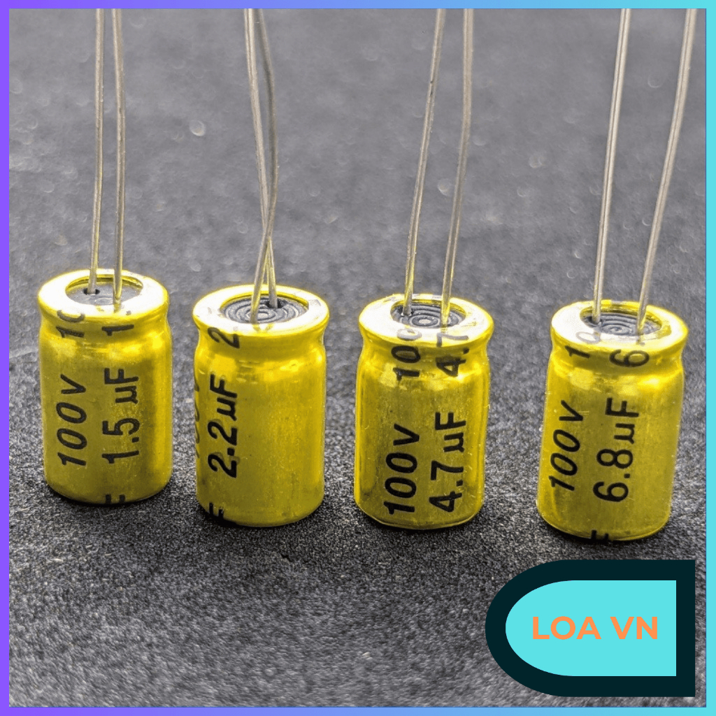 Combo 6 Chiếc Tụ không phân cực 100V 10x16 phân tần và bảo vệ loa treble, tụ ELENA từ Loa VN