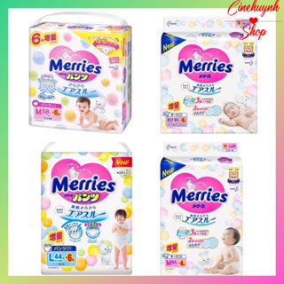 Tả Bỉm Dán/Quần Merries Hàng Nội Địa Nhật Nb96,S88 Newborn 90+6 Dán