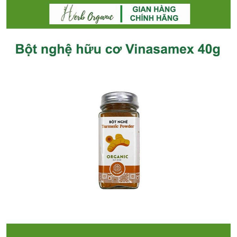 Bột nghệ hữu cơ Vinasamex 40g