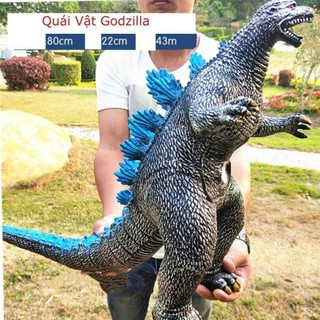 Đồ chơi khủng long quái vật Godzilla bằng nhựa mềm nhồi bông có nhạc (Loại To)