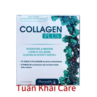 Nước uống trắng da Collagen peptide CollagenaT No Age Drink - Collagen thuỷ phân dạng nước nhập khẩu Ý hộp 10 ống