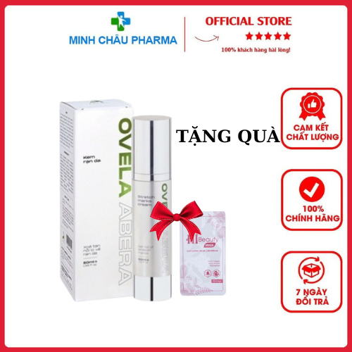 Kem Rạn Da OVELA  ABERA 50ML, Dưỡng Ẩm,  Giảm Rạn Cũ, Ngừa Rạn Mới, Mờ Thâm Bụng, Rạn Da Cho Mẹ Bầu 