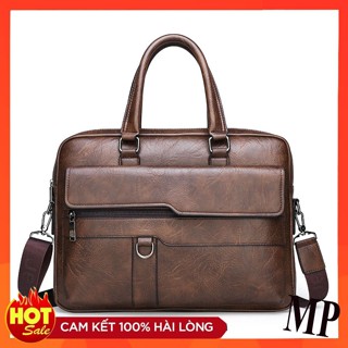 Túi xách da nam công sở cao cấp JEEP. Cặp da công sở thời trang Hàn Quốc