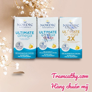 Nordic naturals ultimate omega 2150mg,1280 mg omega 3 ,2xmini