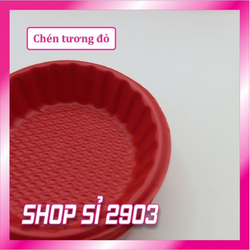 [500 CÁI] Chén tương đỏ