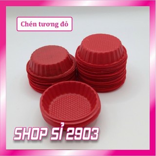 [500 CÁI] Chén tương đỏ