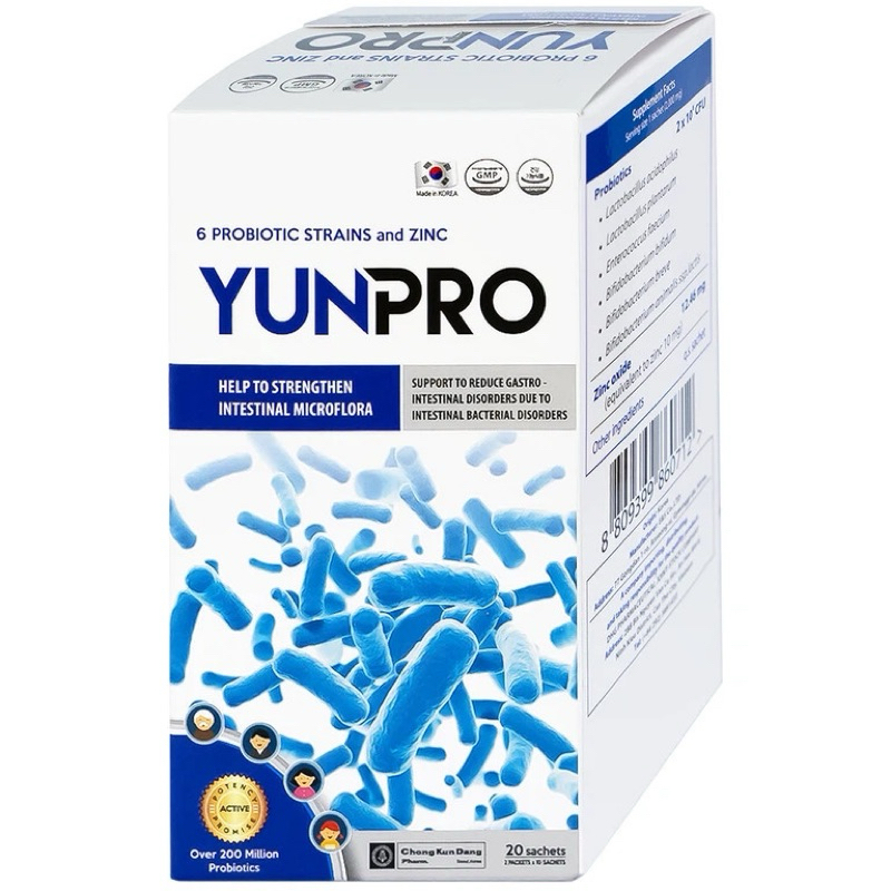 [CHÍNH HÃNG] Men vi sinh Yunpro DHG Pharma cân bằng hệ vi sinh đường ruột, giảm rối loạn tiêu hóa (6