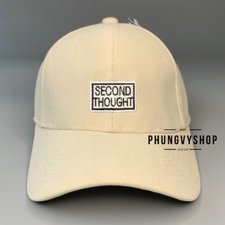 Mũ Lưỡi trai NHUNG SECOND THOUGHT - nón kết