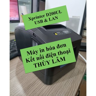 Máy in bill kết nối điện thoại khổ K80, Máy in chốt đơn Livestream, máy in bill K80