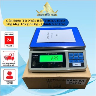 Cân điện tử 3kg 6kg 15kg 30kg vibra haw nhật bản. bh 2 năm