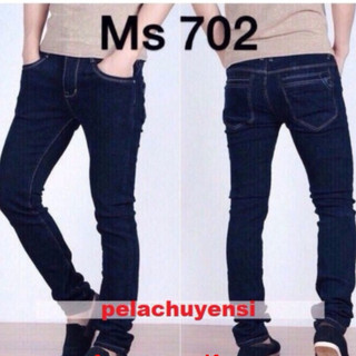 QUẦN JEAN NAM XANH TRƠN CÓ SIZE ĐẠI SHOP 3.702