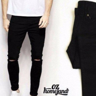 QUẦN JEAN CÓ SIZE ĐẠI NAM RÁCH GỐI SHOP 3R.ĐEN