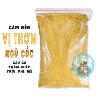 Cám Cá Nền Vị Thơm Ngũ Cốc Cốt Vàng 1kg Chuyên Câu Cá Trắm, Chép, Trôi, Rô, Mè