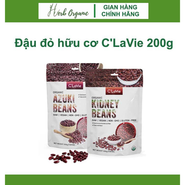Đậu đỏ hữu cơ C'LaVie 200g