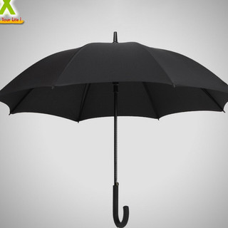 Ô dù đen trơn cán dài 90cm - Winz