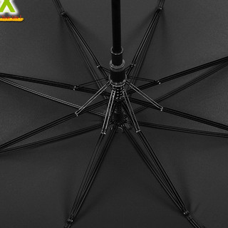 Ô dù đen trơn cán dài 90cm - Winz