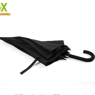 Ô dù đen trơn cán dài 90cm - Winz