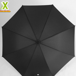 Ô dù đen trơn cán dài 90cm - Winz